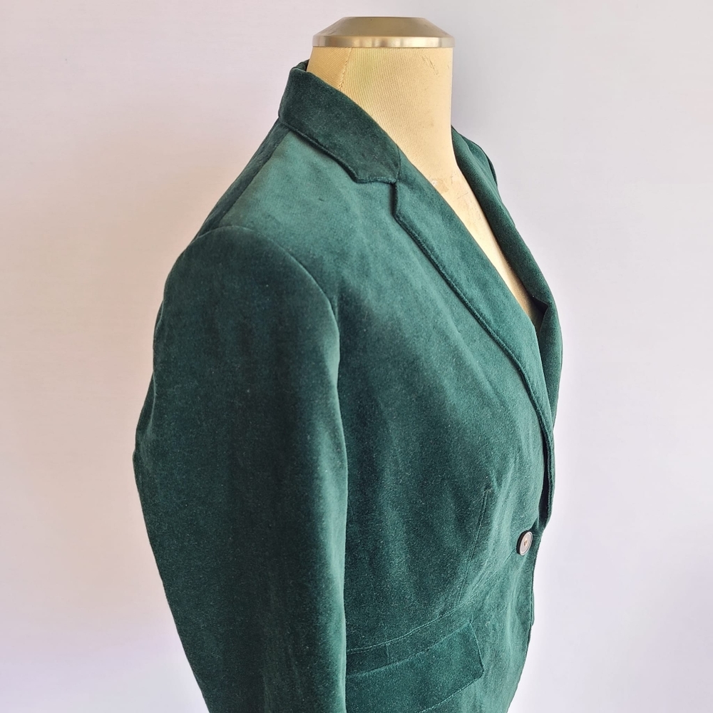 Talbots green velvet green